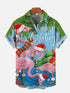 Men's Christmas Funny Graphic Short Sleeve Hawaiian Shirt